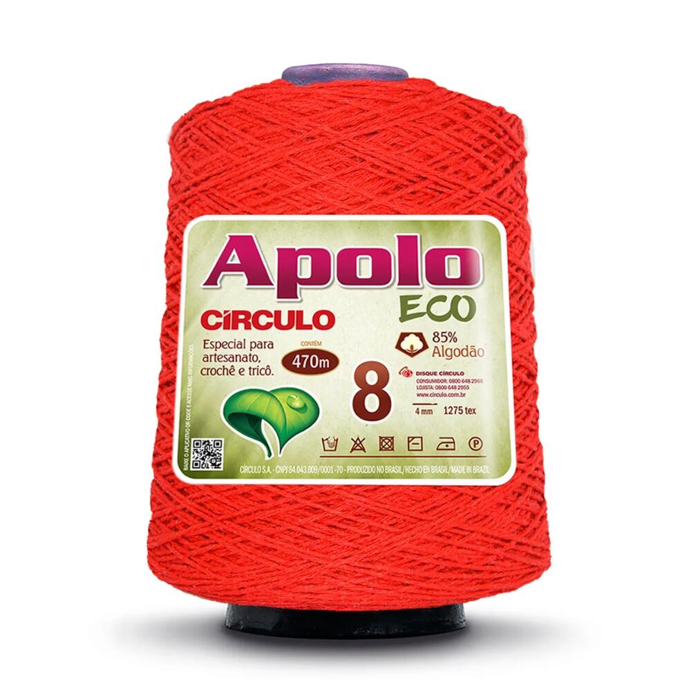 Barbante Apolo Eco 8 - Círculo - 470m